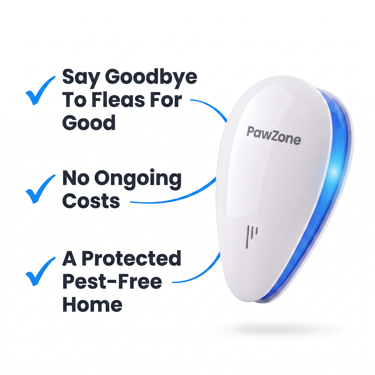PawZone Ultrasonic Flea Repeller