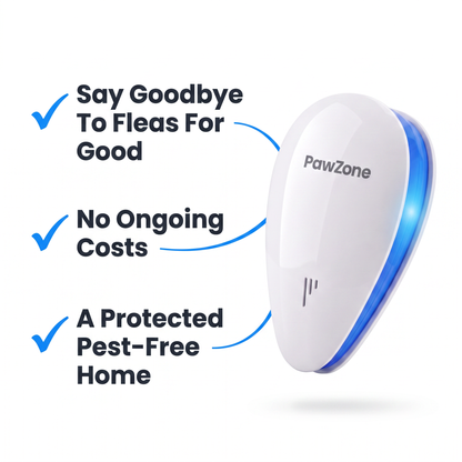 PawZone Ultrasonic Flea Repeller