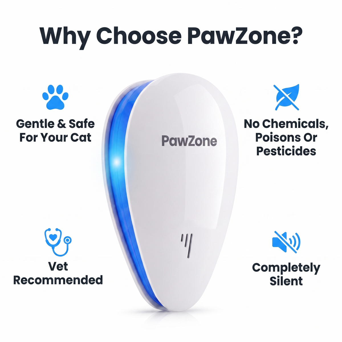 PawZone Ultrasonic Flea Repeller